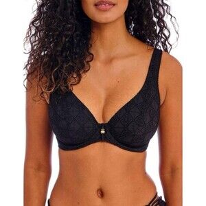 Freya Nomad Nights Women's Sweetheart Underwire Bikini Top Size 30D Black NEW